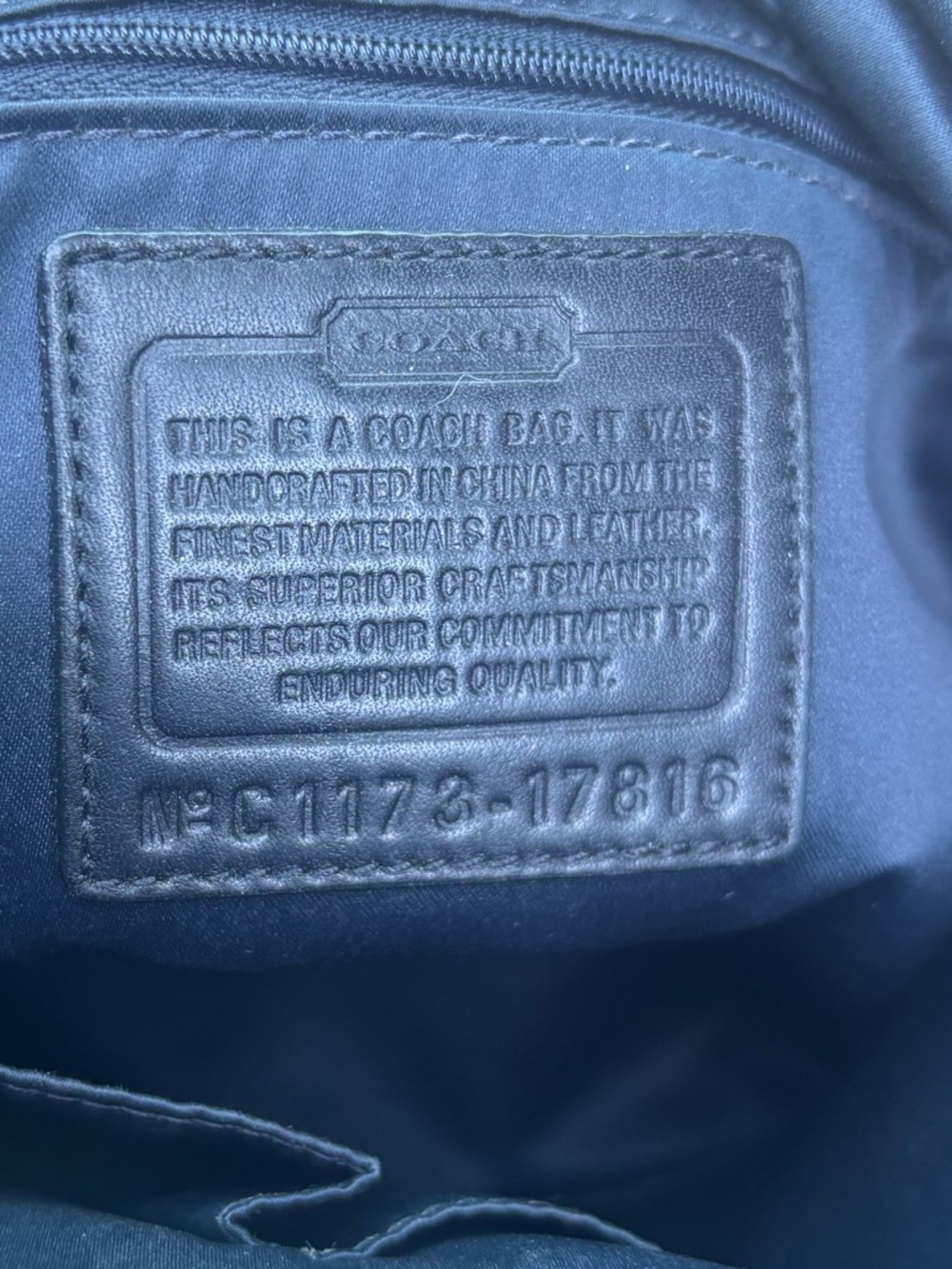 Coach Chelsea Ashlyn Hobo Black Leather in Excellent Condition - Picture 7 of 7